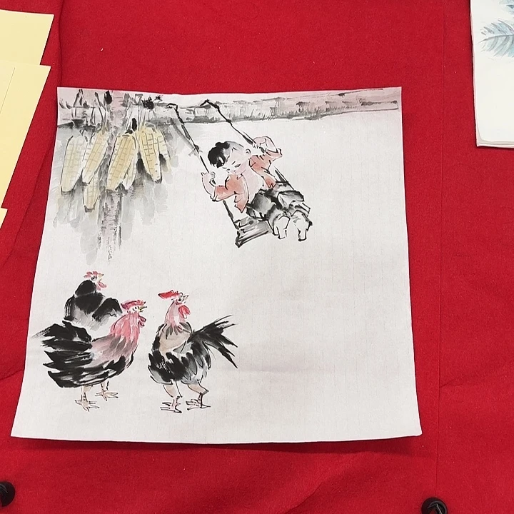 @***夏国画花鸟等多种鸟类和鸟类