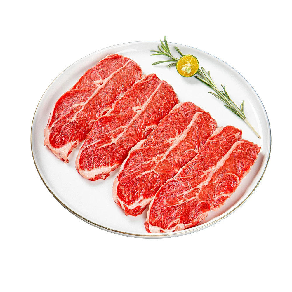 盒漫漫 澳洲黑安格斯谷饲150天M2+板腱薄切牛排 300g