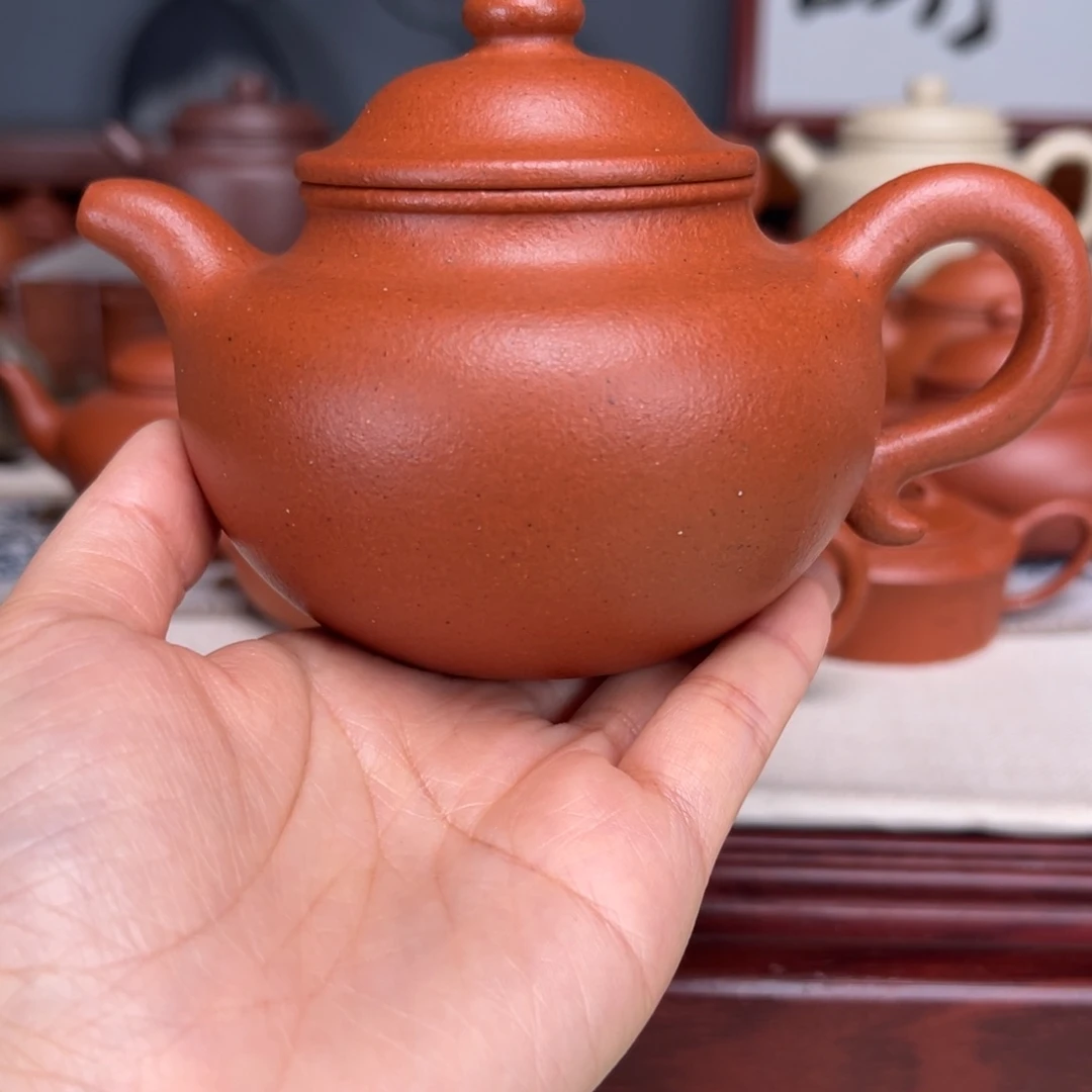 紫砂茶壶宝山红泥280