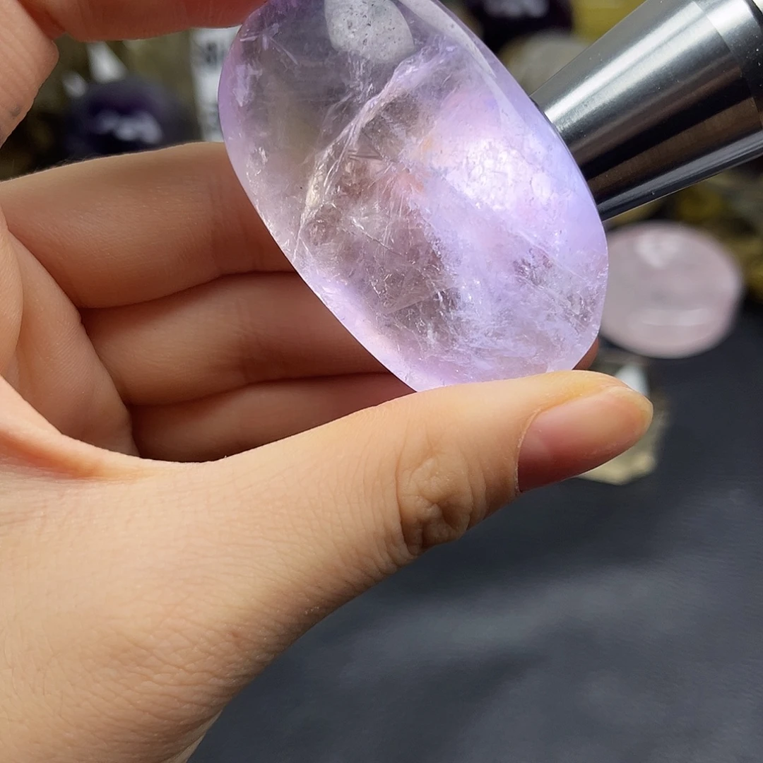 珠宝半成品紫晶未镶嵌14水晶石