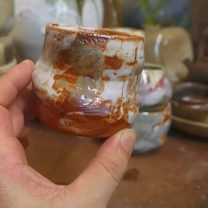 摆件手工高温原矿窑变福利