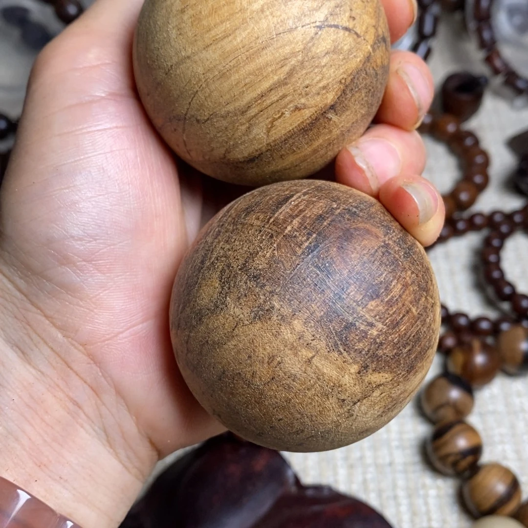 八***乐贡木把件贡木软油手球