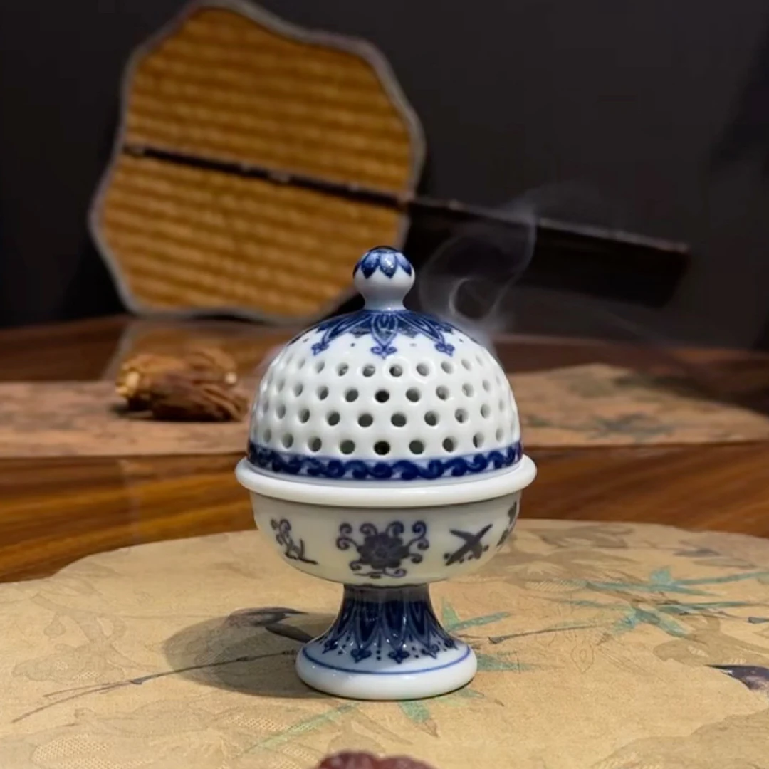 青韵堂手工手手绘小香炉