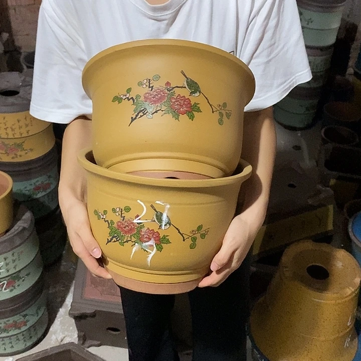 紫砂花盆紫砂花盆