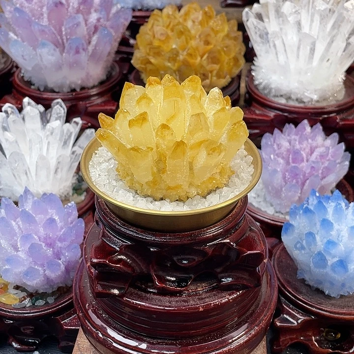 不***1石材天然黄水晶80