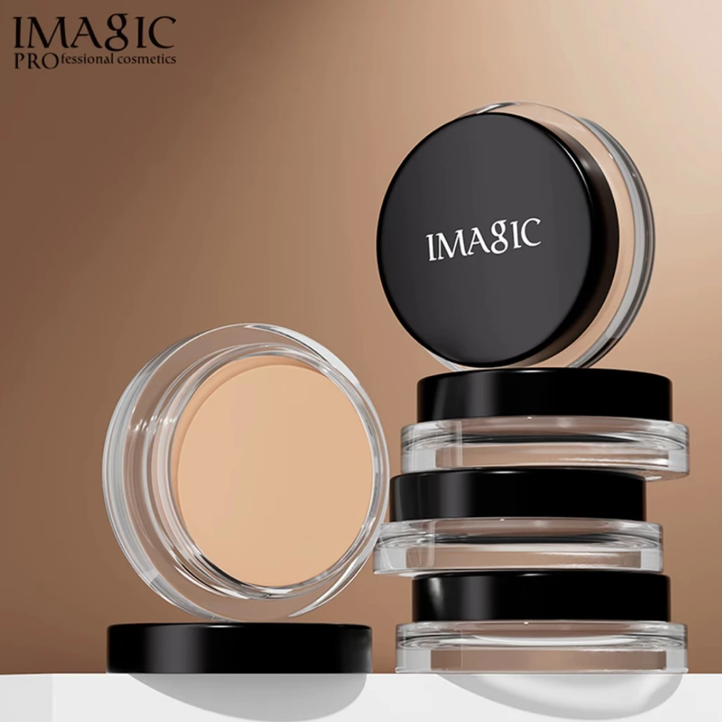 IMAGIC新品粉底遮瑕膏自然高覆盖高遮瑕持久不脱妆防水遮瑕粉底