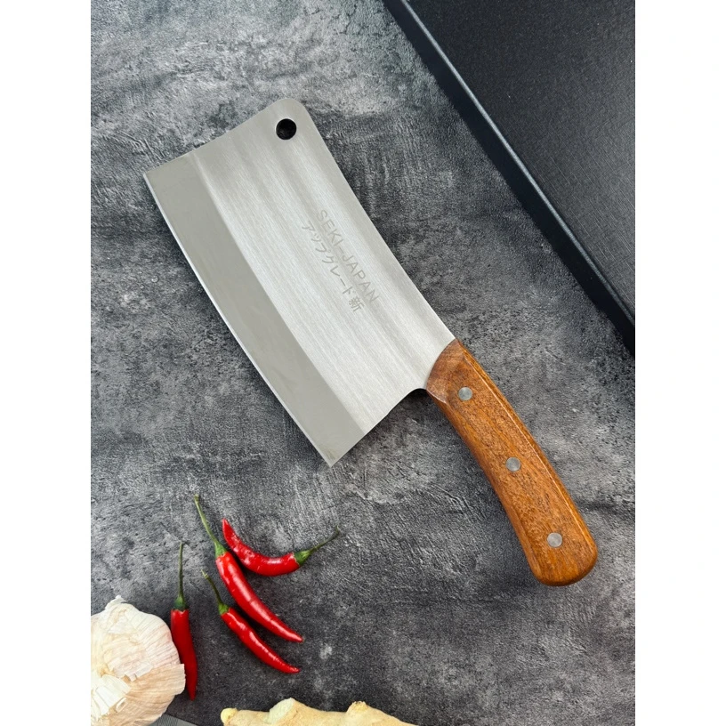 046seki砍骨刀家用锋利切肉刀具厨房厨师专用菜刀