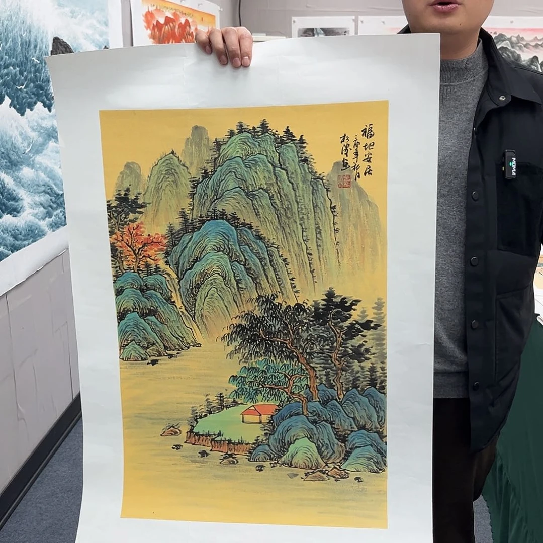 国画宣纸国画作品纯手绘