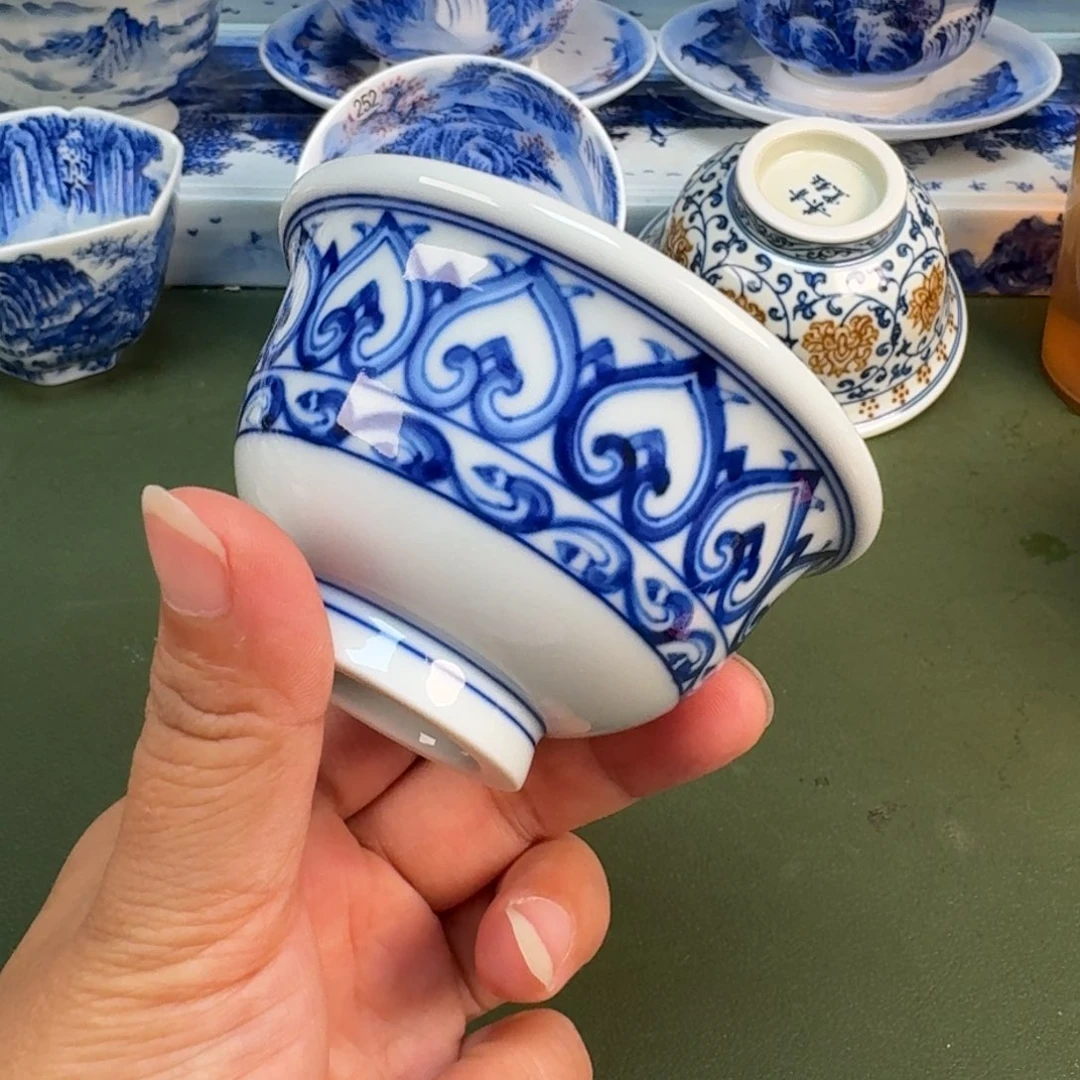 景德镇纯手绘茶具具圆圆259