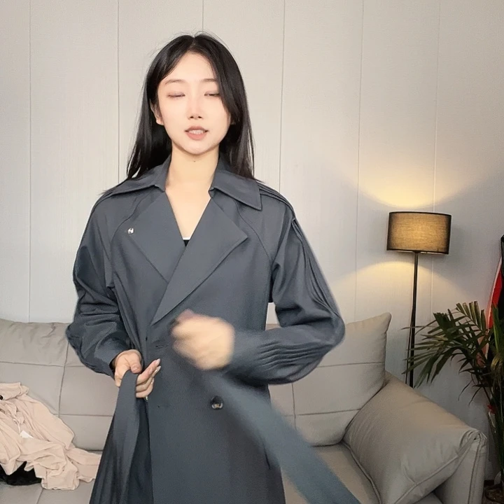 3叉孤品风衣去拍