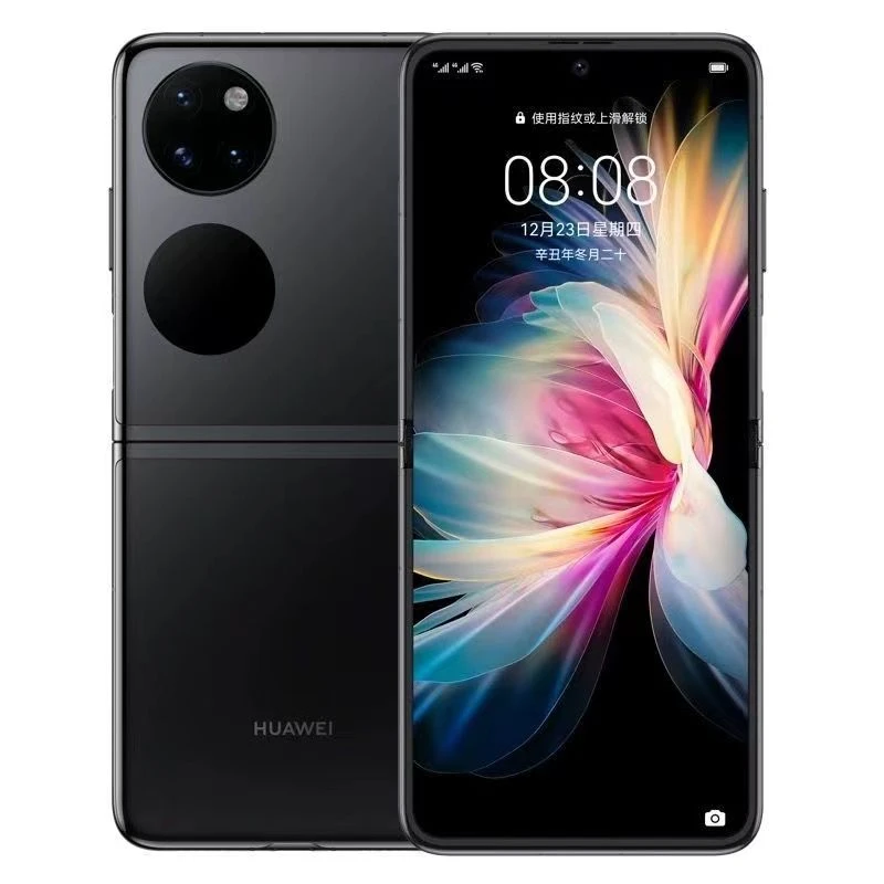 准新品 Huawei/华为 黑p50pocket双卡双待全网通折叠手机三期免息