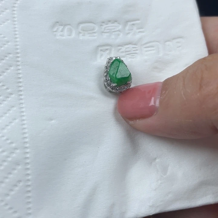 翡翠银S925镶嵌颈饰