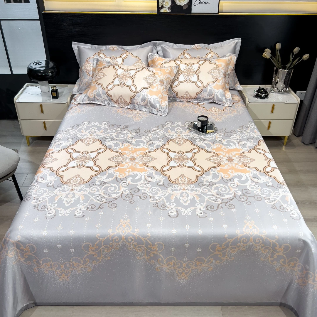 【现货现发】7天试睡-轻奢夏日小香丝凉感冰丝凉席三件套欧若拉