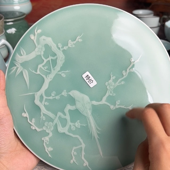 龙泉云间青瓷小米茶器