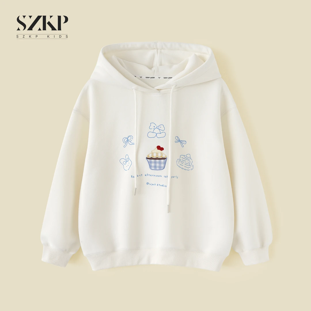 SZKP秋季新款女童装洋气上衣中大童休闲时尚儿童卫衣YNYQ553055