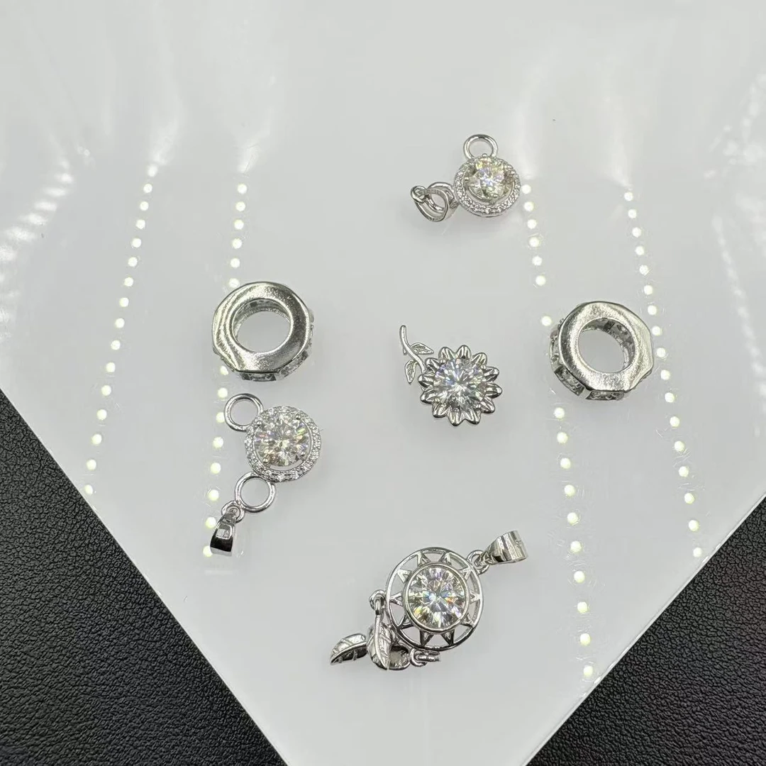 925银莫桑石银制品 「戴琴珠宝」DQ1226-莫桑银吊坠（多样性发其一）