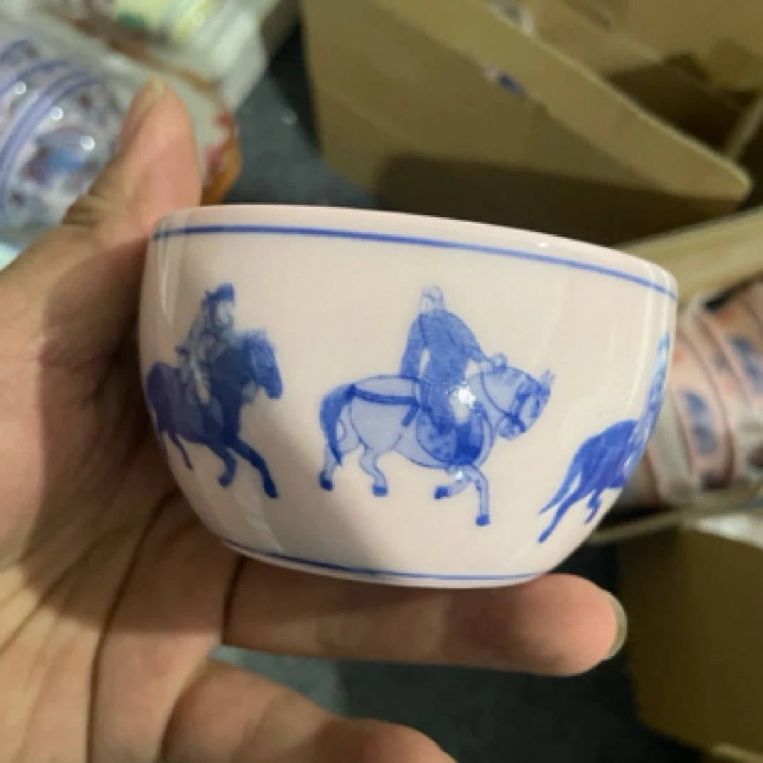 生肖牛图案茶杯家用喝茶功夫茶具品茗杯