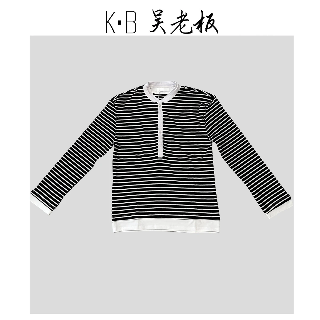 25春设计师系列  条纹面料双领设计 面料亲肤舒适