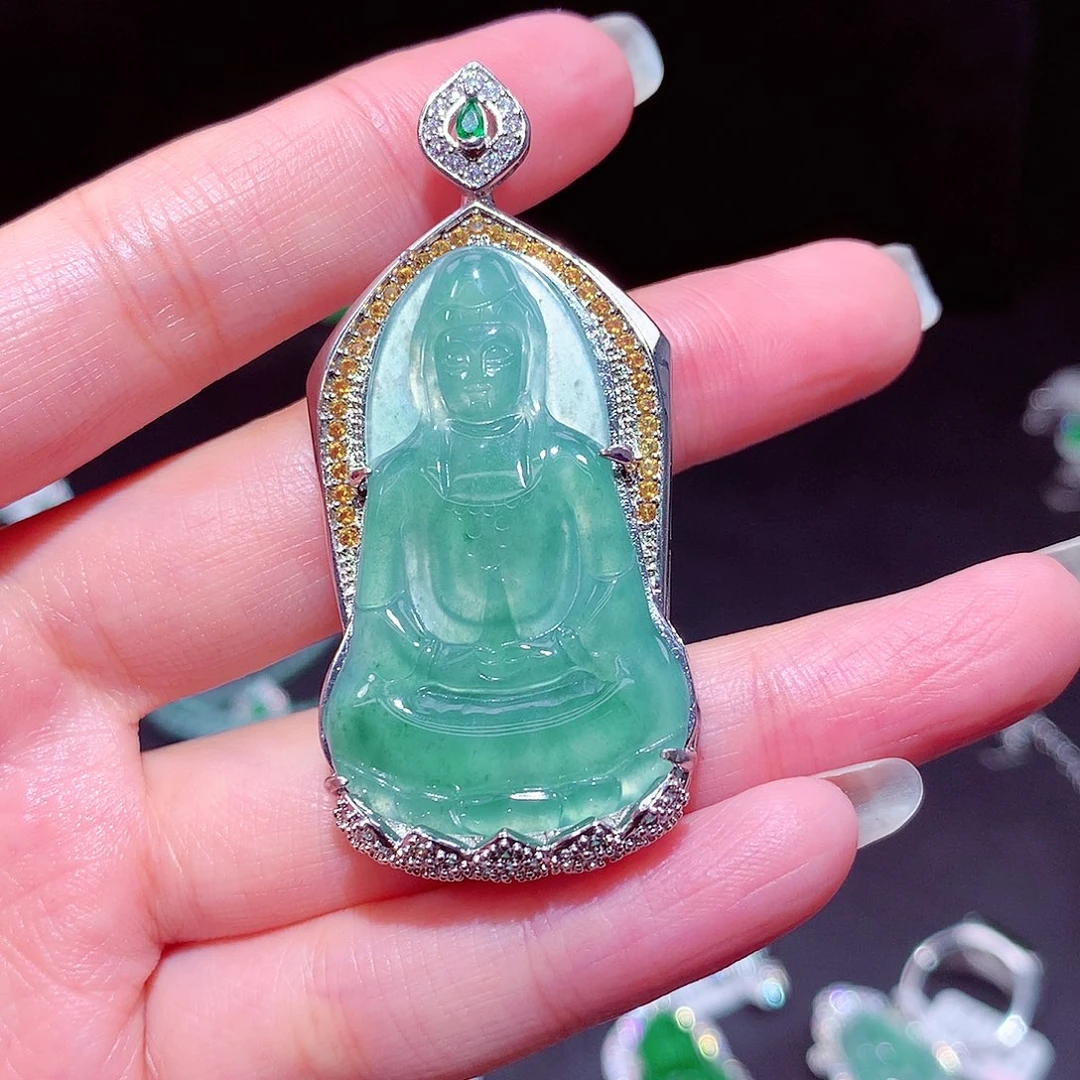 【闪购商品】翡翠吊坠(不含链)未镶嵌