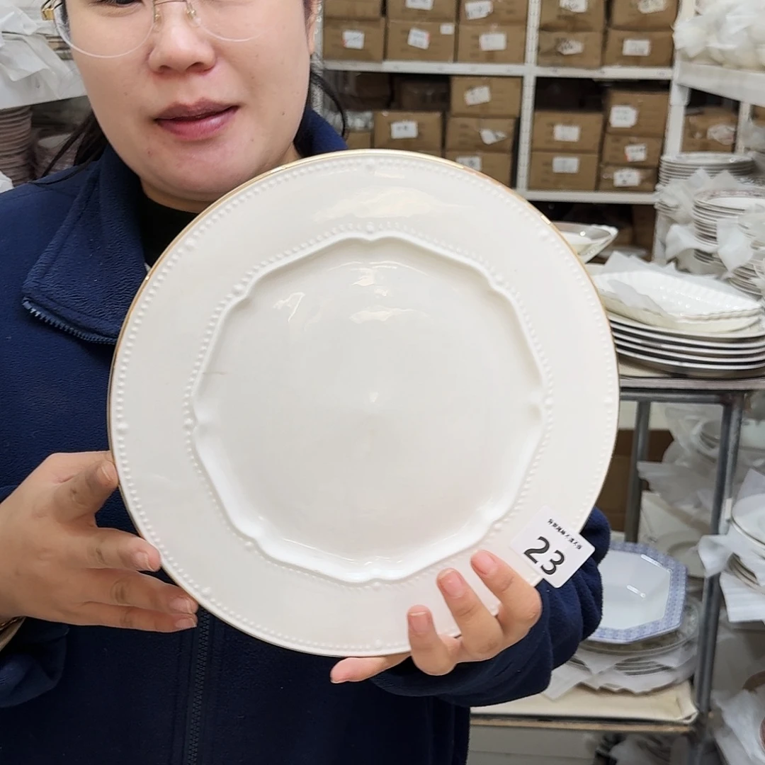 骨瓷27cm一个大盘瑕疵品不忒不还(39米包邮)