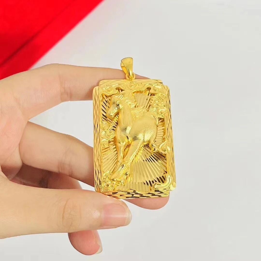 【精工精品】马到功成马牌生肖马吊牌时尚百搭