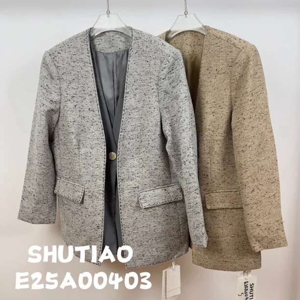 【SHUTIAO】2024秋冬：新款小众设计款外套E25A00403