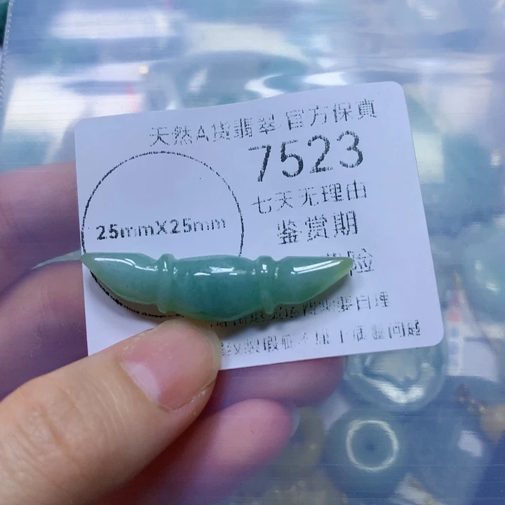 翡翠未镶嵌颈饰翡翠