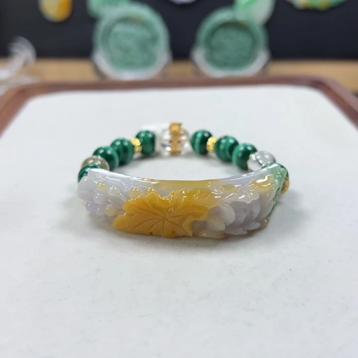 未镶嵌手链翡翠手牌