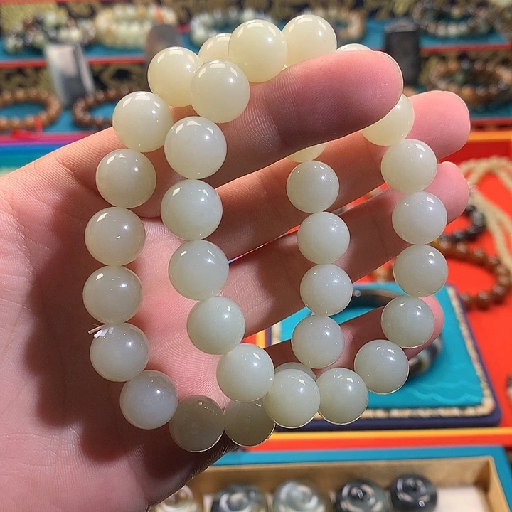 和田玉（糖玉）未镶嵌手链多样性发货拍一发一