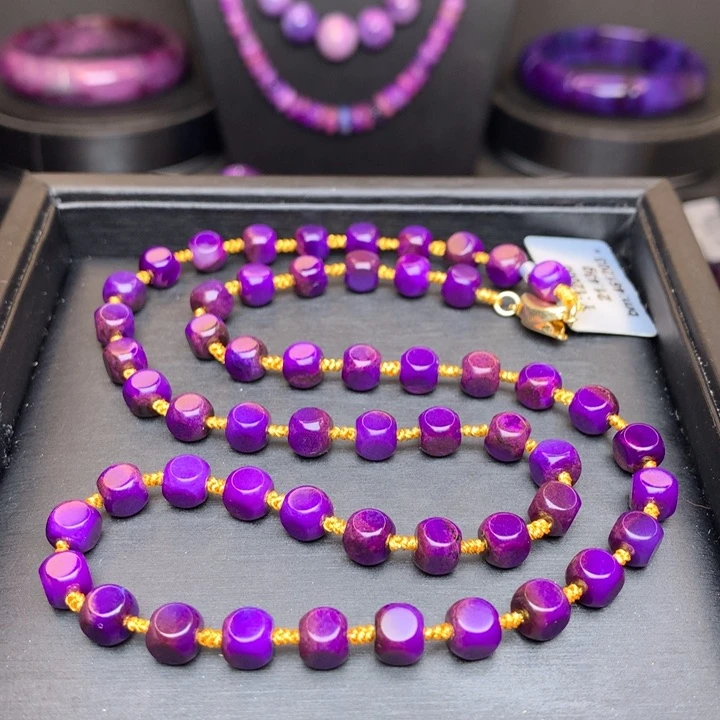 苏纪石（舒俱来）18K金镶嵌项链