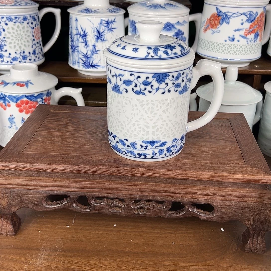 景德镇高温陶瓷办公杯家用