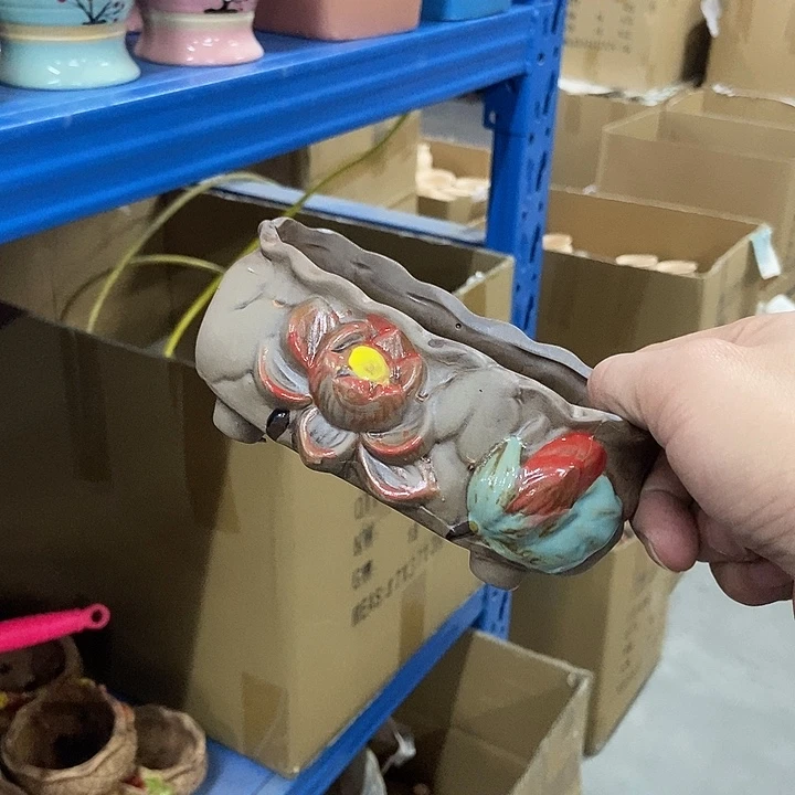 花盆单场满9.9发货13×6×6瑕疵