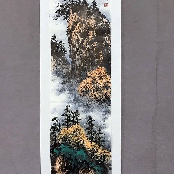 国画亲笔手绘放心去藏