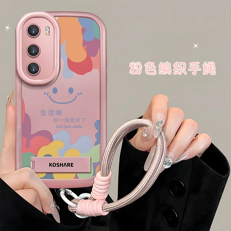 适用于【华为】P40涂鸦笑脸时尚创意新款硅胶防摔手机壳