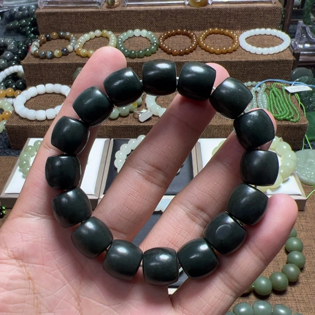 手链未镶嵌和田玉（糖玉）