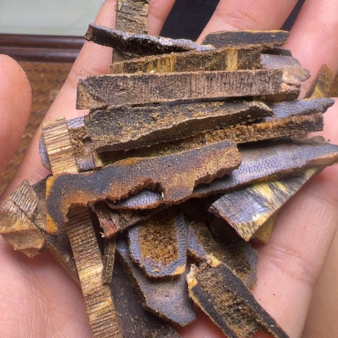 沉香沉香碎屑海南绿棋车珠碎料5克一份