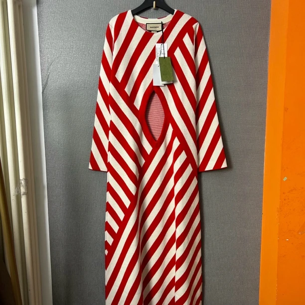 未使用 GUCCI/古驰 古驰gucci红色连衣裙