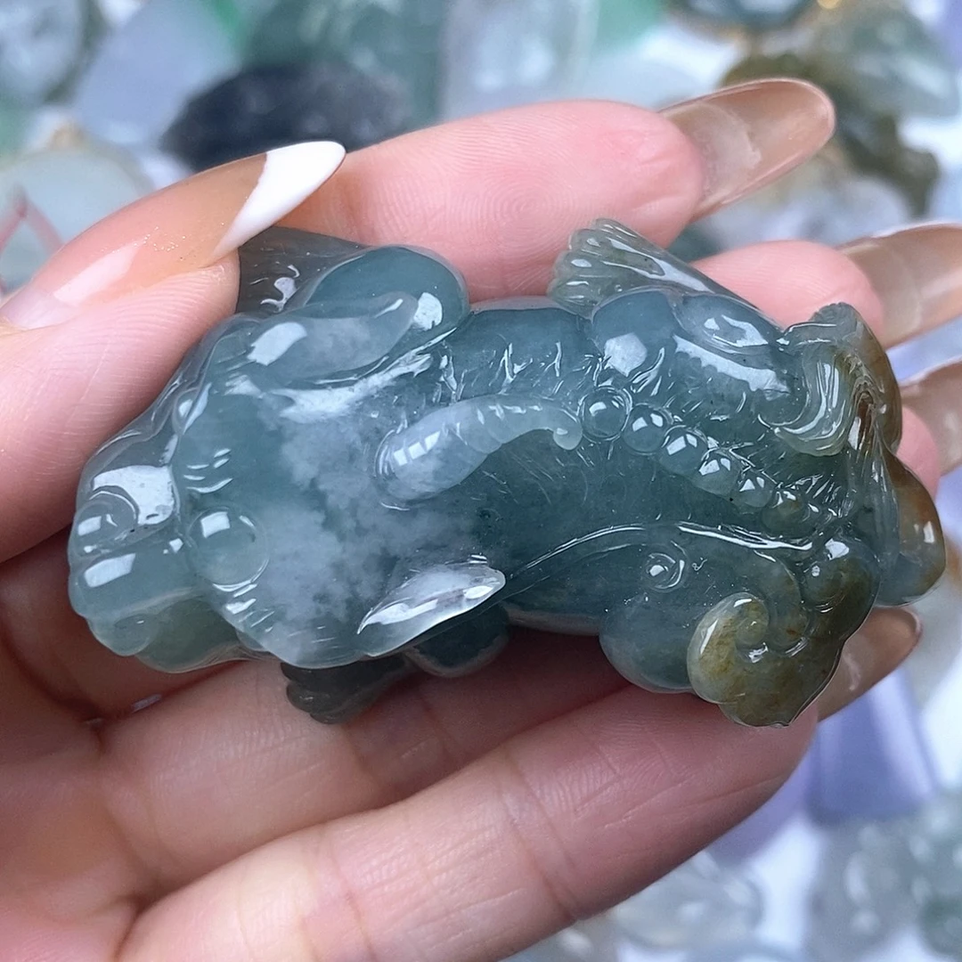 翡翠未镶嵌吊坠(不含链)天然翡翠