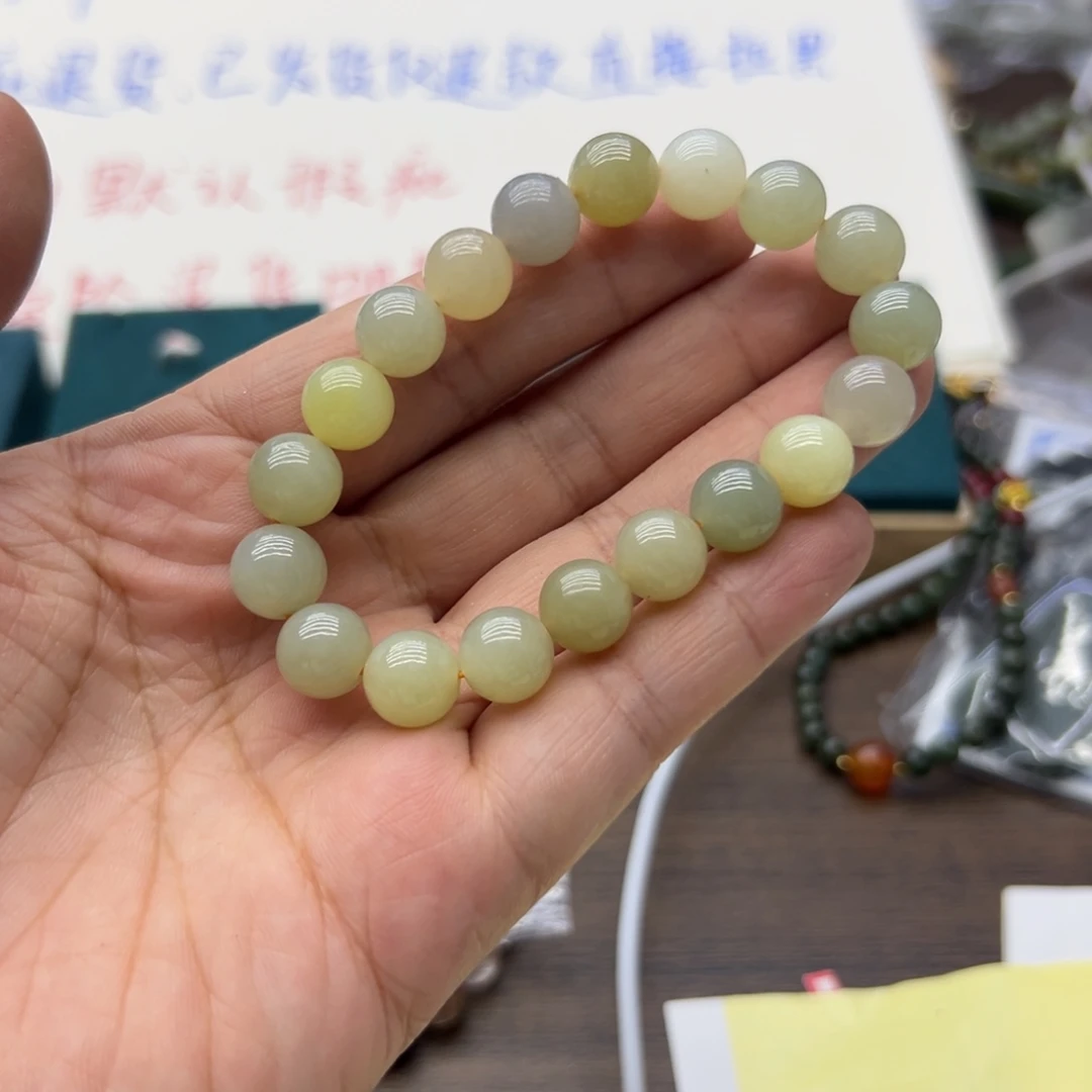 和田玉未镶嵌手链312