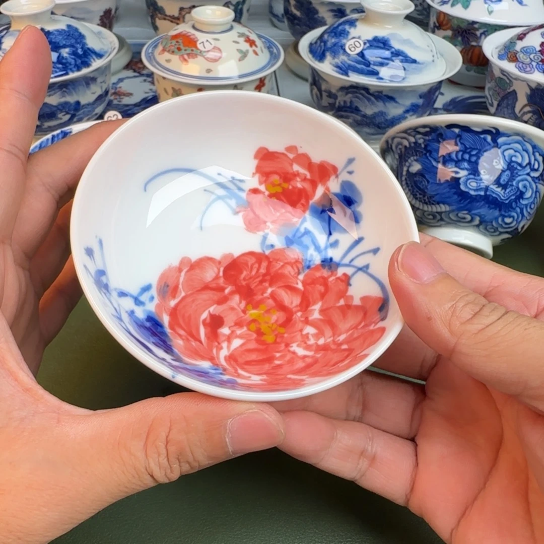 纯手工纯手绘茶具95