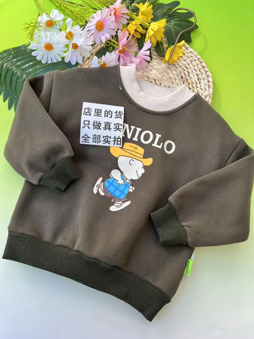 B258童装店断码清仓昌乐壹号童仓春秋长袖男女童卫衣牛仔卫裤外套