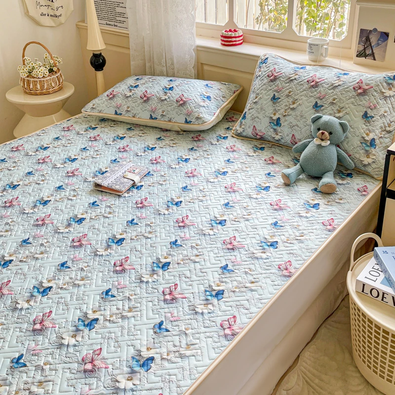 A类5D数码凉席可机洗冰丝凉席夏天专用冰丝席可机洗折叠垫子席子