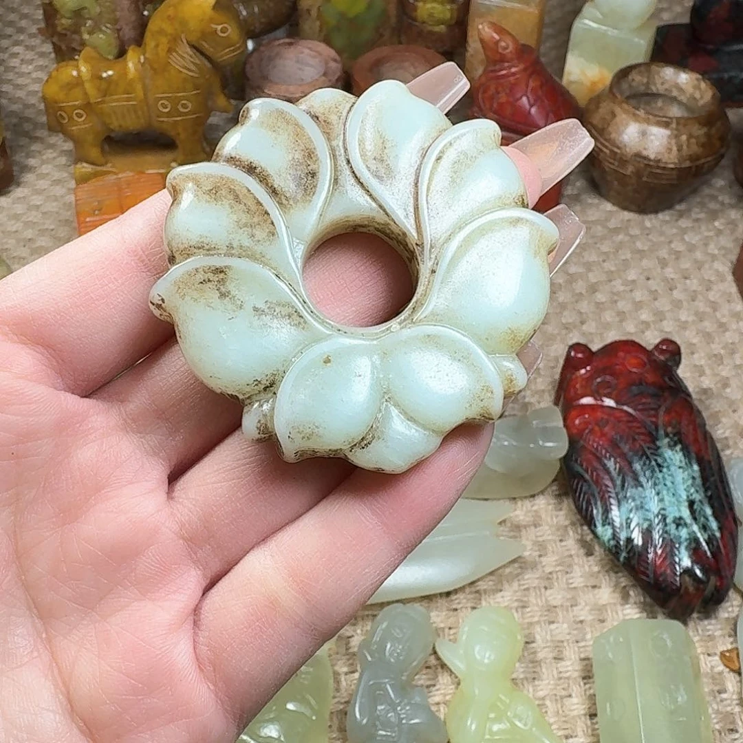 白玉菩提吊坠挂件