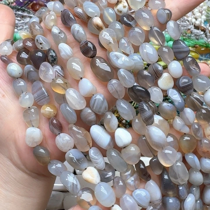 合金玛瑙/玉髓珠宝半成品一条波斯湾玛瑙随行