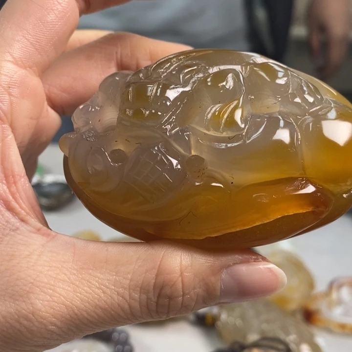 玛瑙/玉髓吊坠(不含链)未镶嵌