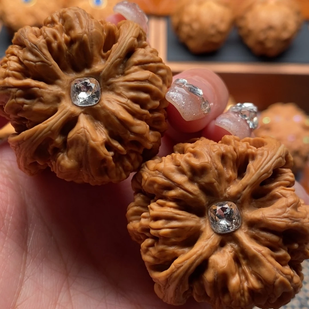 文玩核桃把件43尺寸粗筋