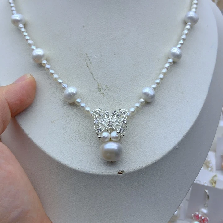 淡水珍珠未镶嵌颈饰