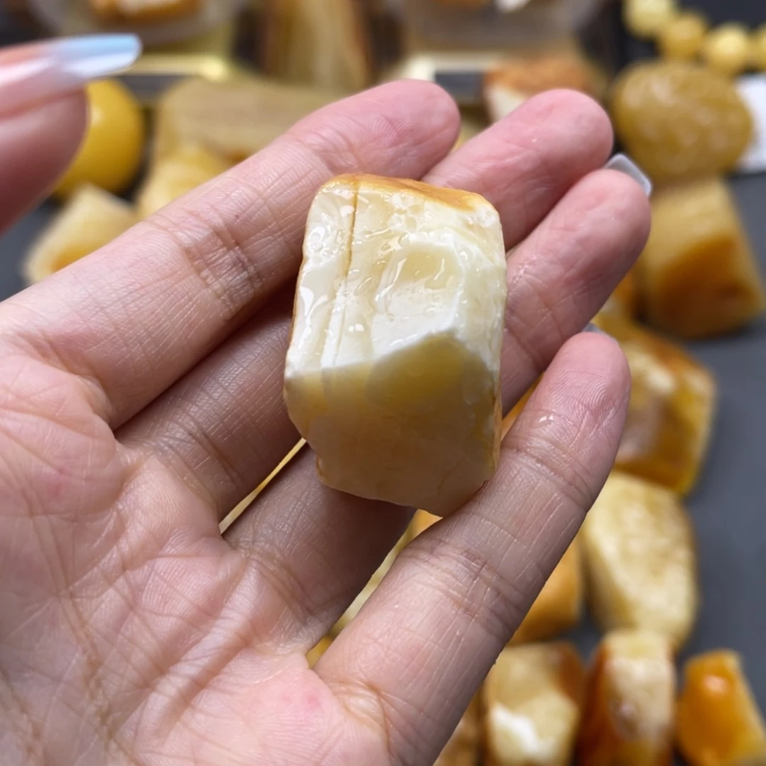 【闪购商品】未镶嵌定制琥珀天然琥珀蜜蜡原石定制