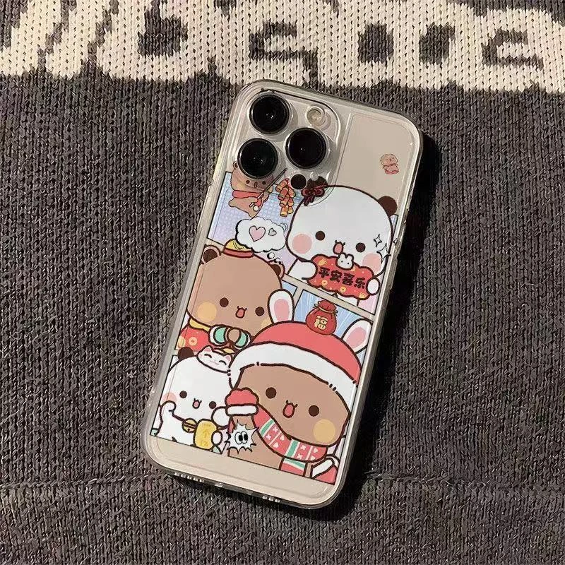 年年有鱼适用于苹果16ProMaxiphone手机壳太空壳情侣保护套可爱