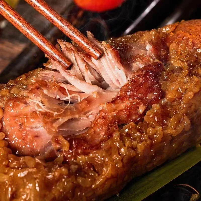 黑猪肉粽子100g/只 精选农家散养黑土猪肉每只加送鲍鱼10只福利装